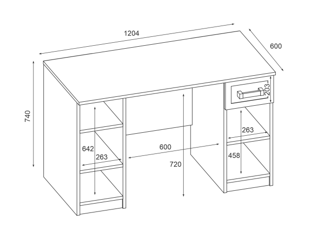 Rašomasis stalas MBL 120 2