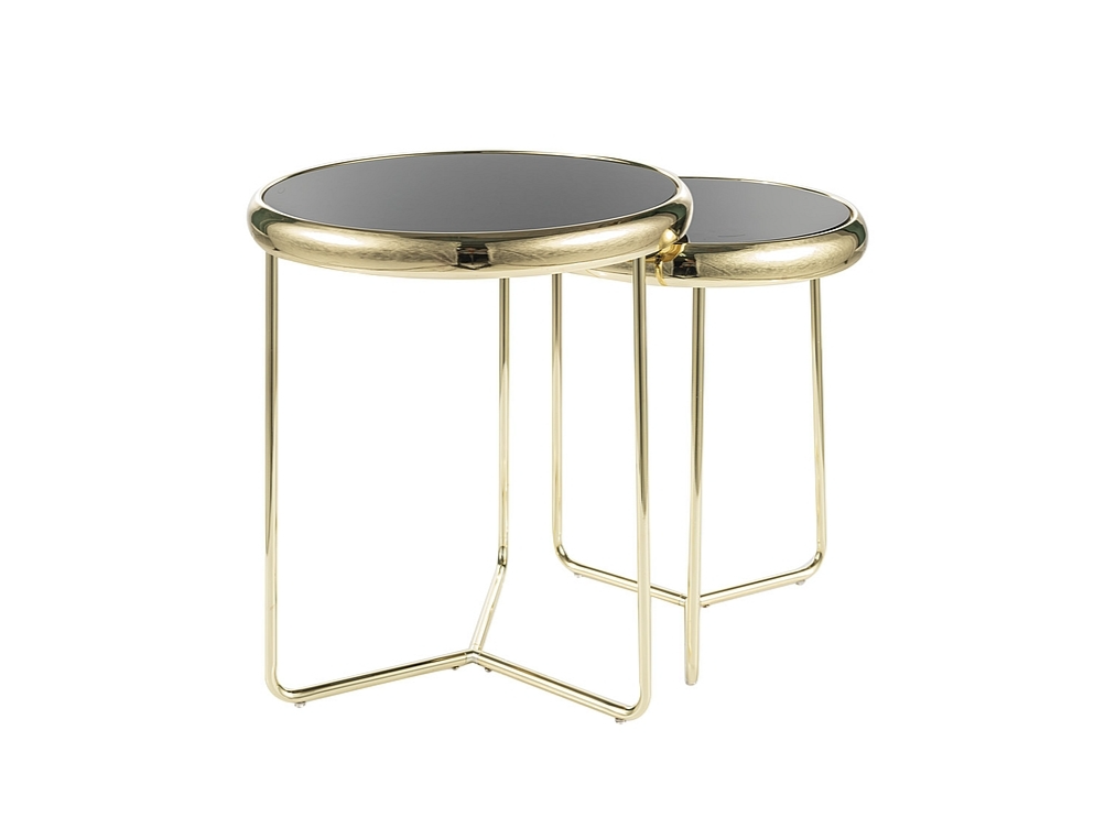 Stiklinis kavos staliukų rinkinys SCARLET II 1