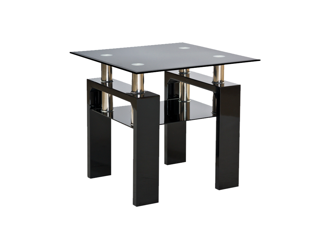 Stiklinis kavos staliukas LISA D 1