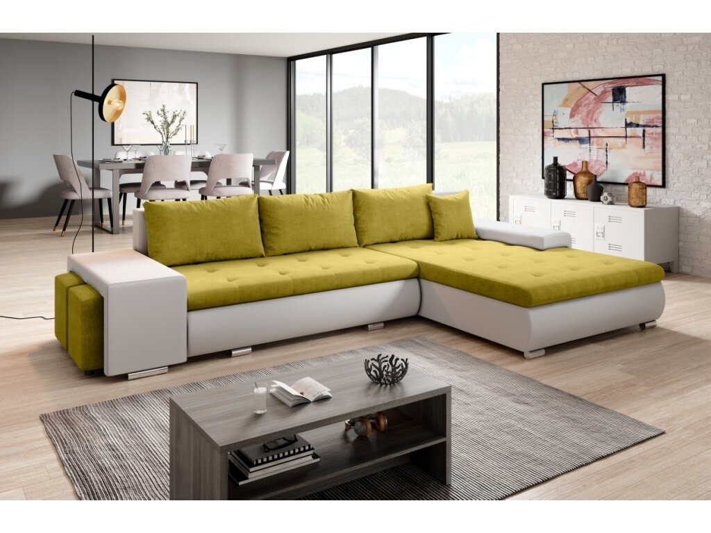 Minkštas kampas SORENTO su PUFA 4 Minkštas kampas SORENTO su PUFA 4