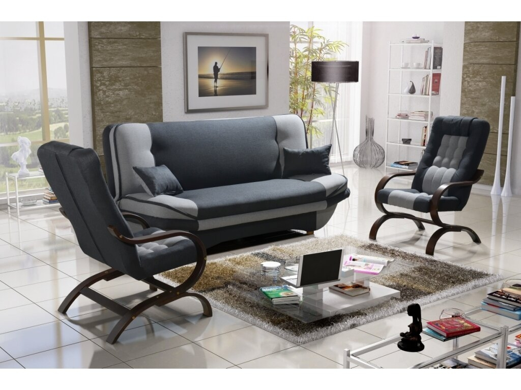 Minkštų baldu komplektas Grzes 3+1+1 5 Minkštų baldu komplektas Grzes 3+1+1 5