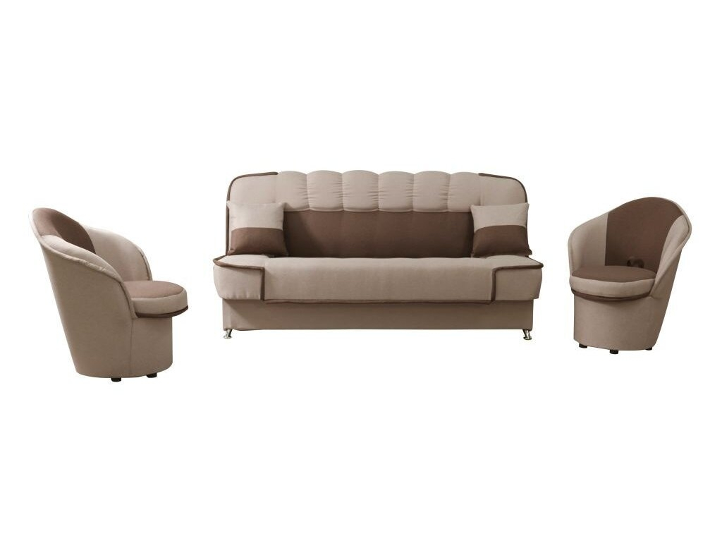 Minkštų baldu komplektas Patryk 3R+F+F 8