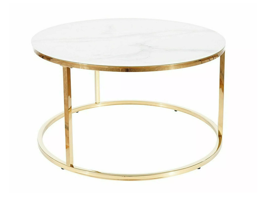 Stiklinis kavos staliukas SABINE 2