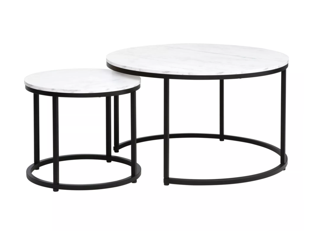 Kavos staliukų rinkinys DION 4 Kavos staliukų rinkinys DION 4