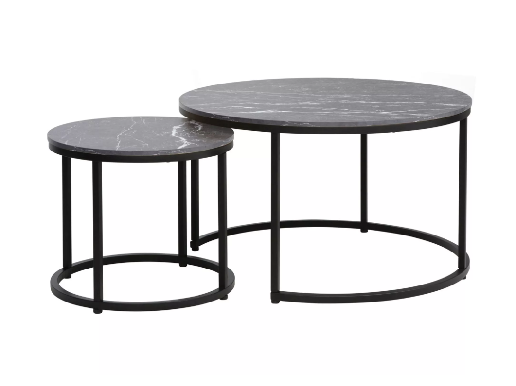 Kavos staliukų rinkinys DION 6 Kavos staliukų rinkinys DION 6