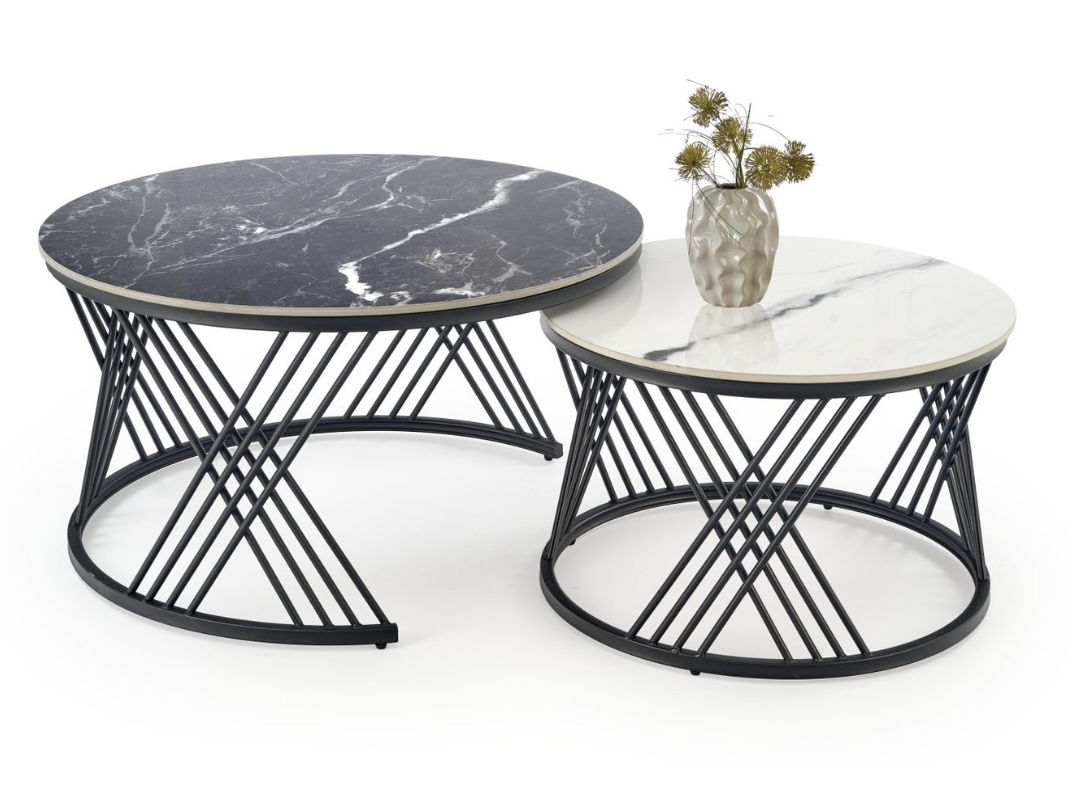 Kavos staliukų rinkinys FLAMINGO 10 Kavos staliukų rinkinys FLAMINGO 10