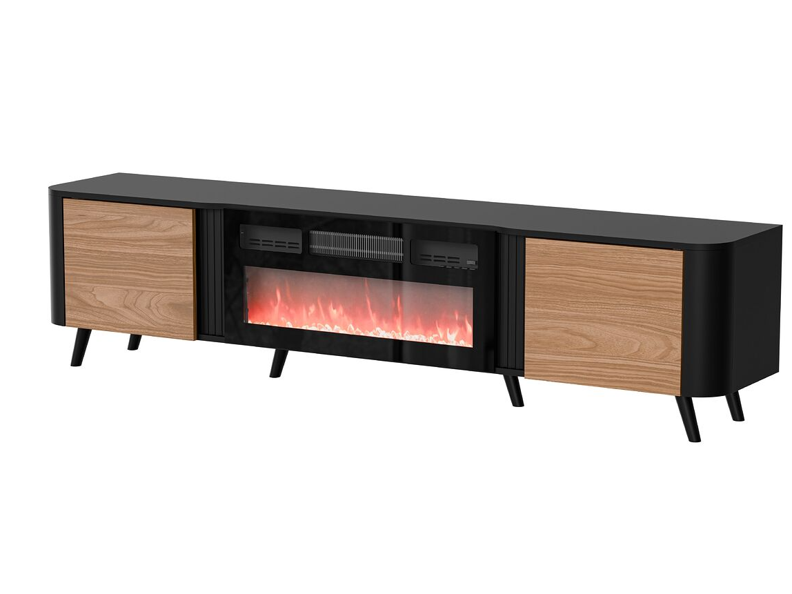 TV Staliukas VOLARE EF 200 su elektriniu židiniu 7