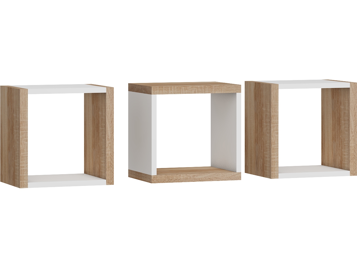 Pakabinamos lentynėlės KIT-10 4 Pakabinamos lentynėlės KIT-10 4