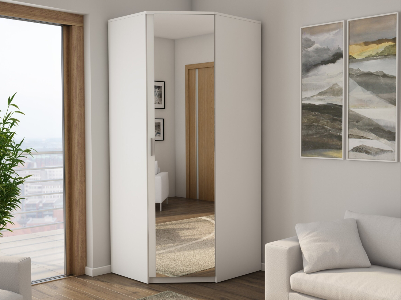 Kampinė spinta MBL 85/200 3 Kampinė spinta MBL 85/200 3