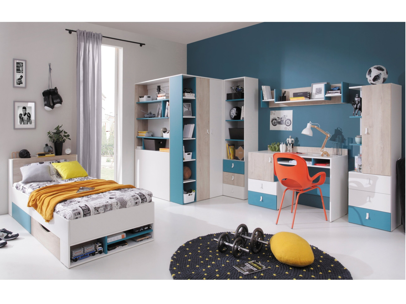 Vaikų kambario komplektas PL15 18 Vaikų kambario komplektas PL15 18