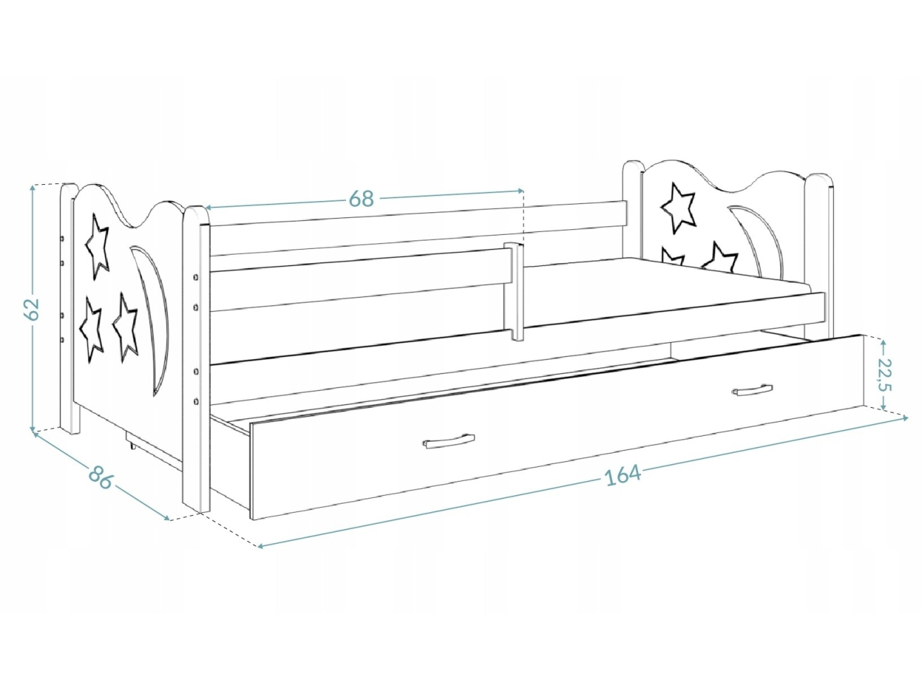 Vaikiška lova MIKOLAJ 11