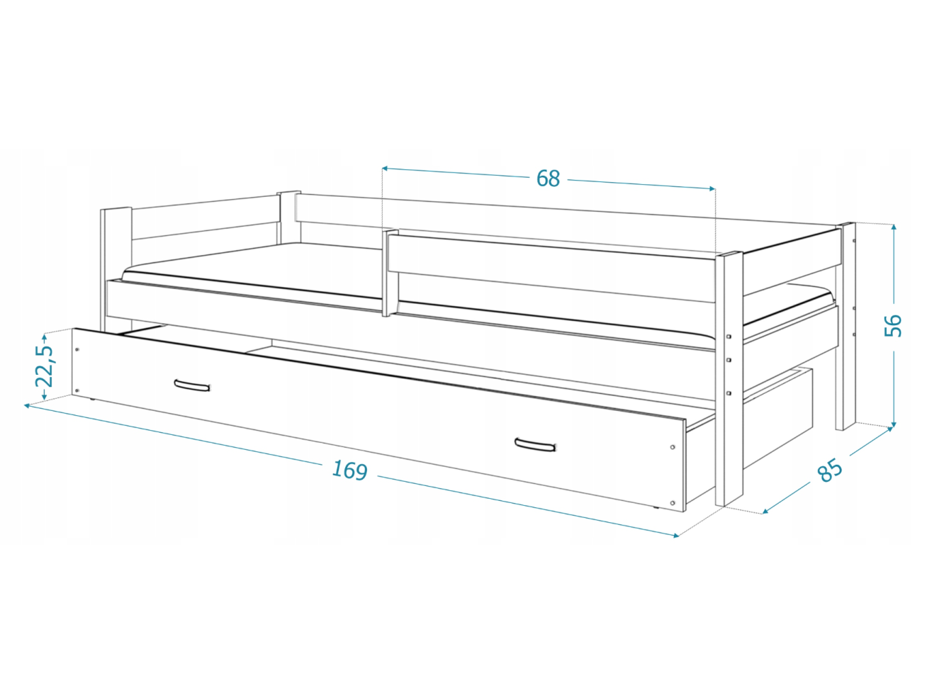 Vaikiška lova HUGO 11