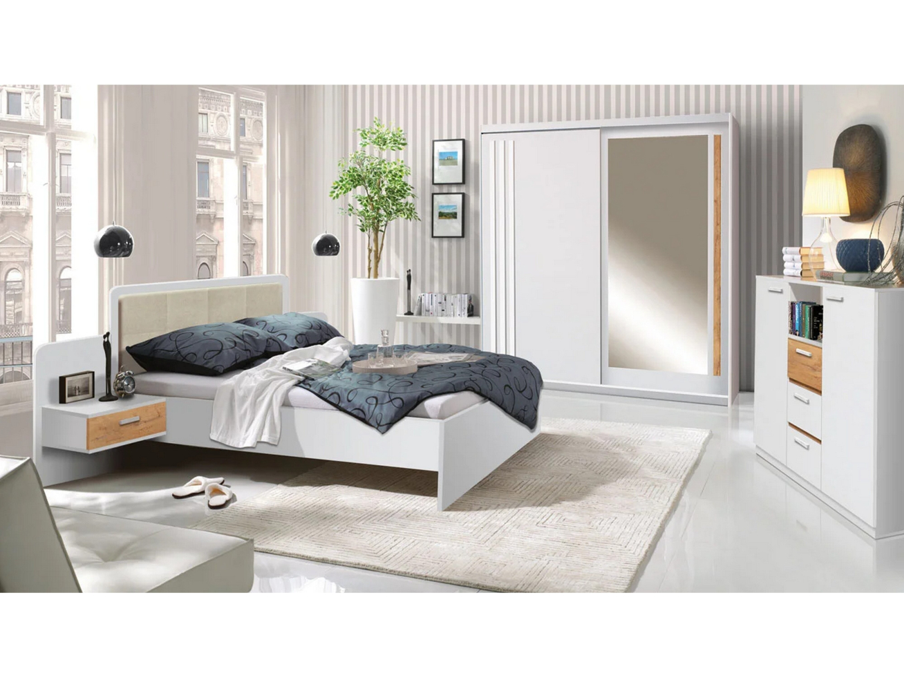 Miegamojo komplektas Effect 6 Miegamojo komplektas Effect 6