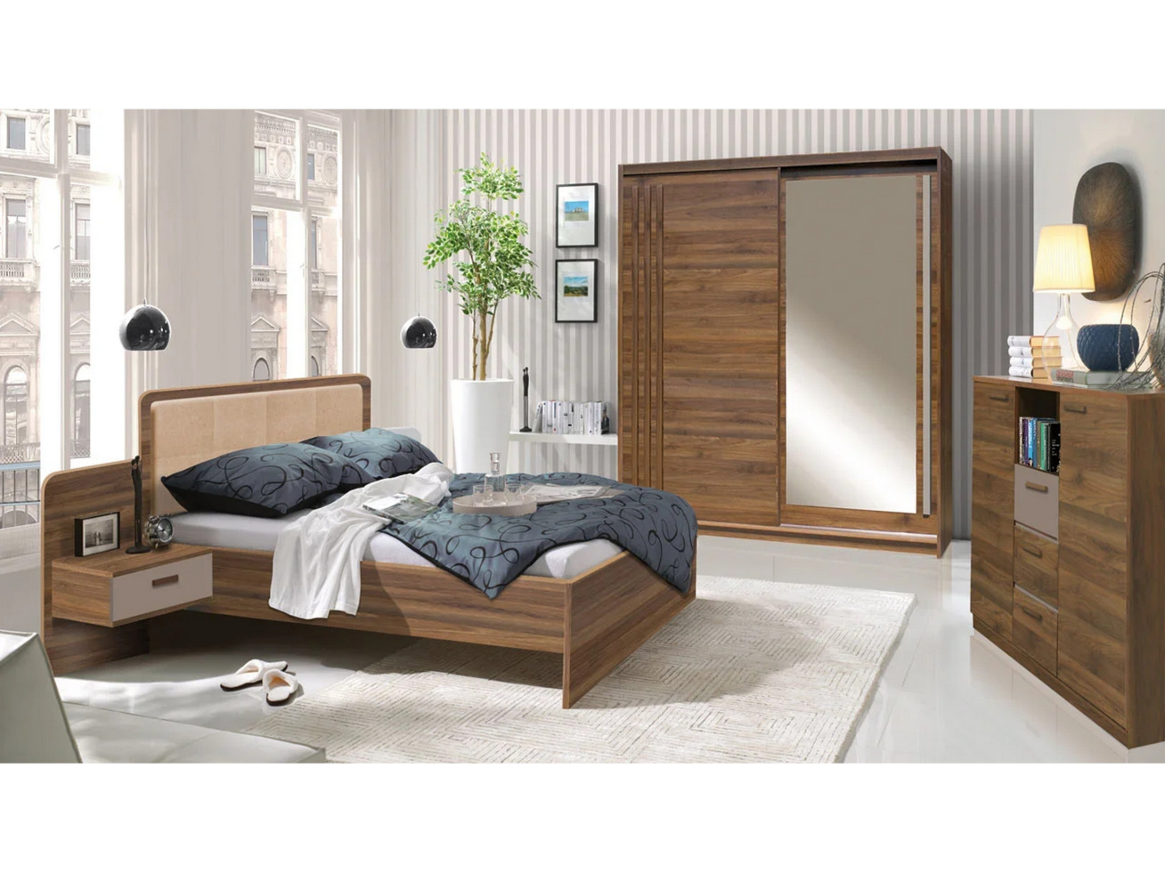 Miegamojo komplektas Effect 7 Miegamojo komplektas Effect 7