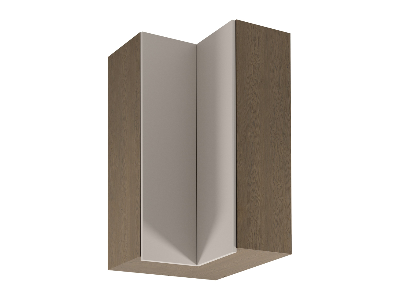 Viršutinė kampinė spintelė SORENTO B G60N2 4 Viršutinė kampinė spintelė SORENTO B G60N2 4