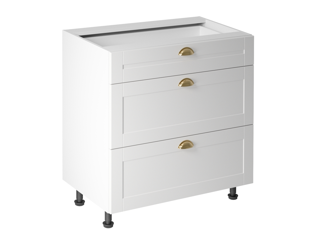 Apatinė spintelė Linea D80S3 6 Apatinė spintelė Linea D80S3 6