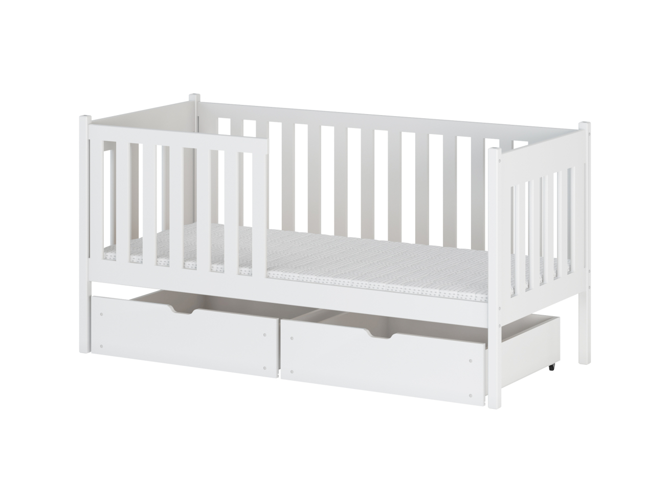 Vaikiška lova su stalčiais ALICJA 80x180 5 Vaikiška lova su stalčiais ALICJA 80x180 5