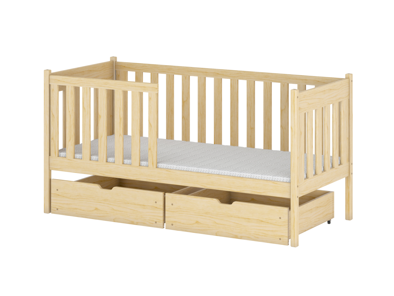 Vaikiška lova su stalčiais ALICJA 80x200 8 Vaikiška lova su stalčiais ALICJA 80x200 8