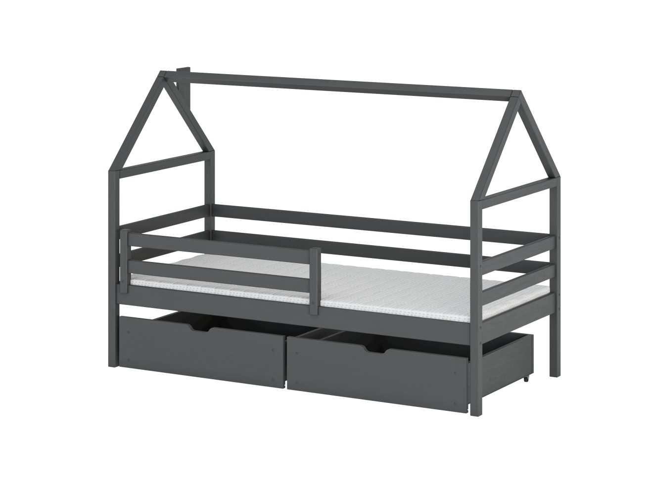 Vaikiška lova su stalčiais ARON 80x160 8 Vaikiška lova su stalčiais ARON 80x160 8