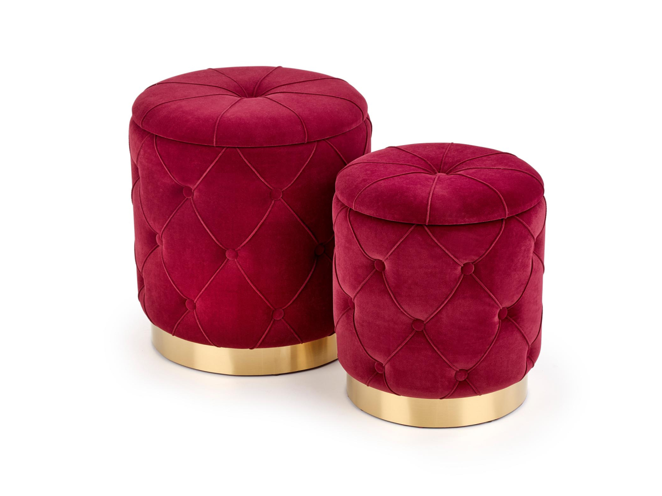 Pufų rinkinys POLLY 7 Pufų rinkinys POLLY 7