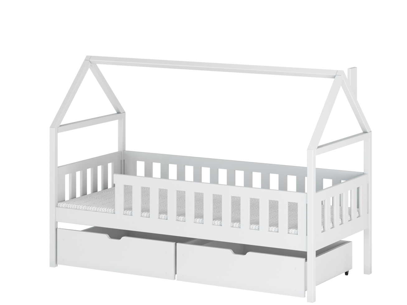 Vaikiška lova su stalčiais DOMI 80x160 7 Vaikiška lova su stalčiais DOMI 80x160 7