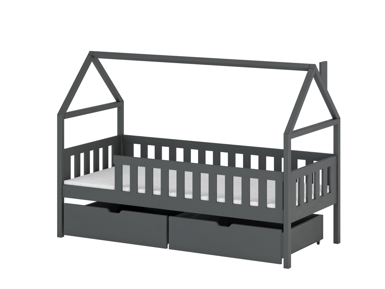 Vaikiška lova su stalčiais DOMI 80x160 8 Vaikiška lova su stalčiais DOMI 80x160 8