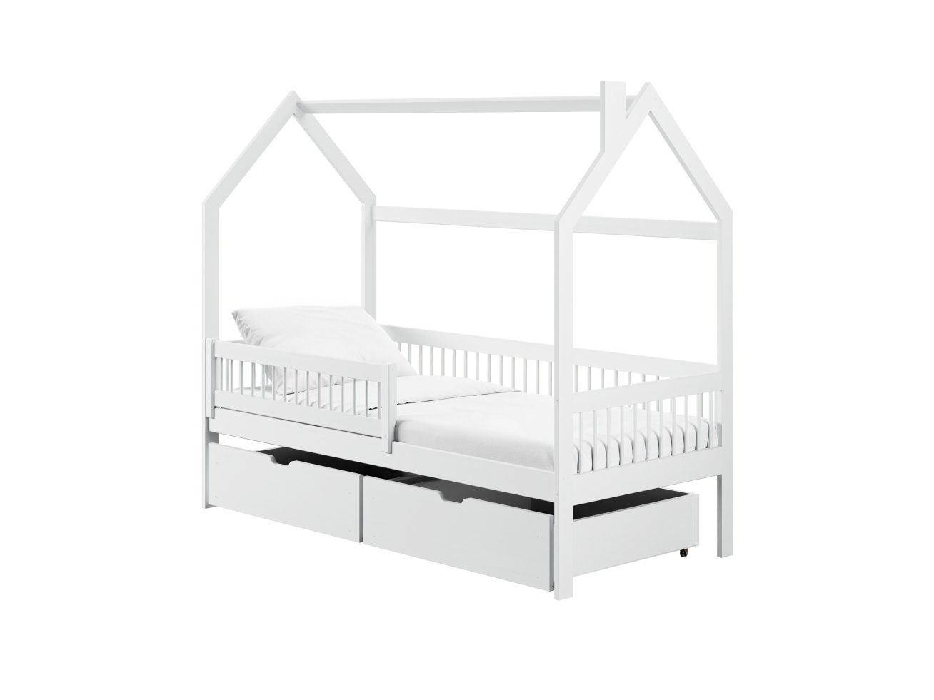 Vaikiška lova su stalčiais OSKAR 80x160 6 Vaikiška lova su stalčiais OSKAR 80x160 6