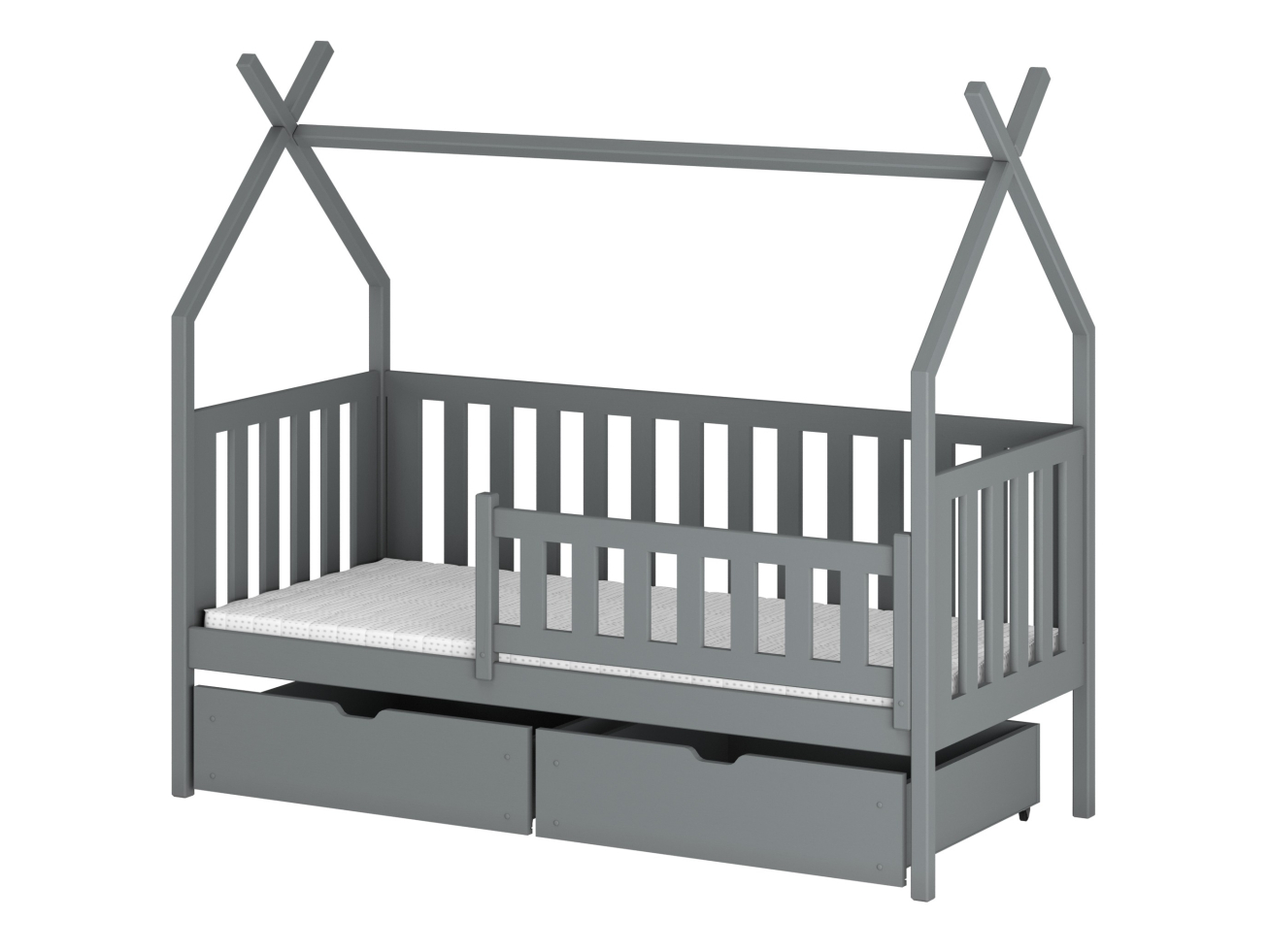 Vaikiška lova su stalčiais SIMBA 80x160 9