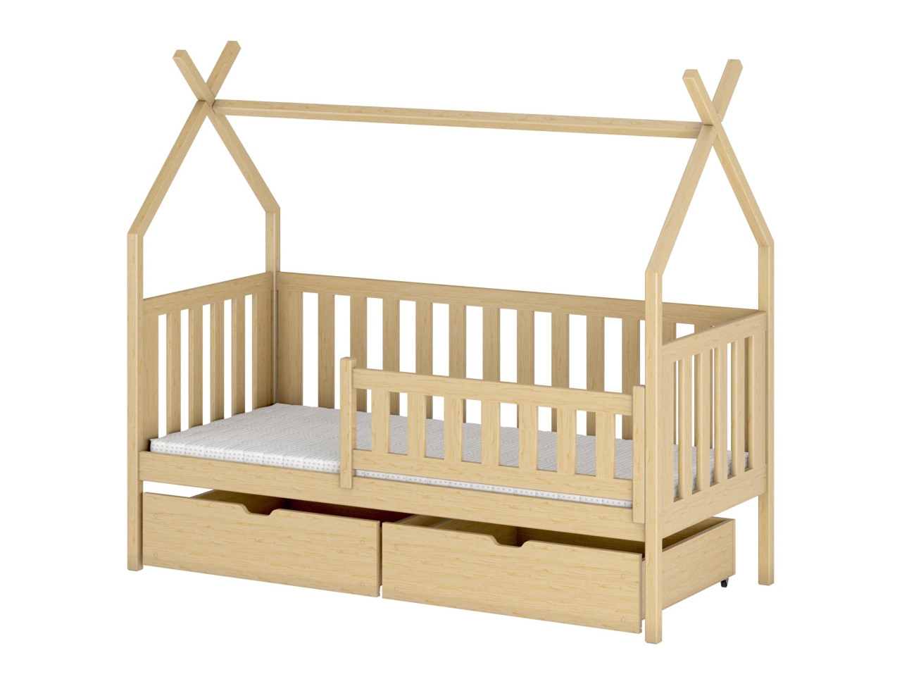 Vaikiška lova su stalčiais SIMBA 80x160 10