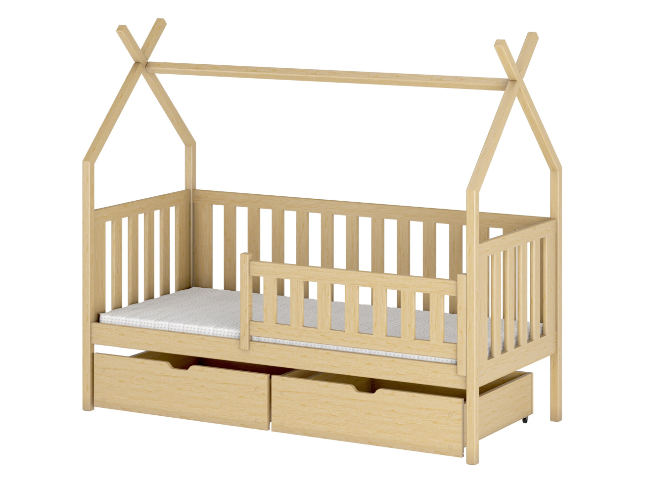 Vaikiška lova su stalčiais SIMBA 80x180 10 Vaikiška lova su stalčiais SIMBA 80x180 10