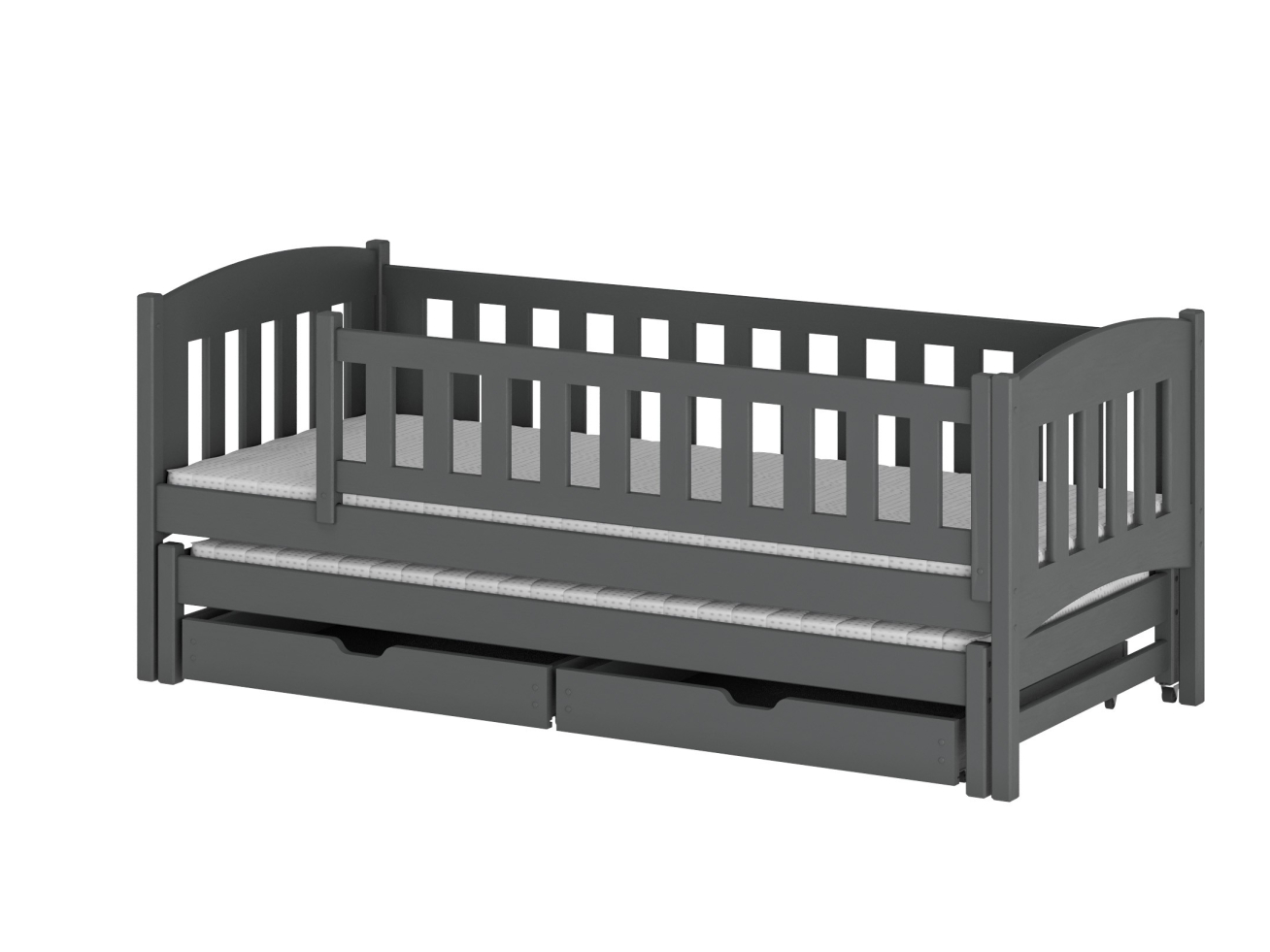 Dvigulė vaikiška lova su stalčiais AMELKA 80x160 11