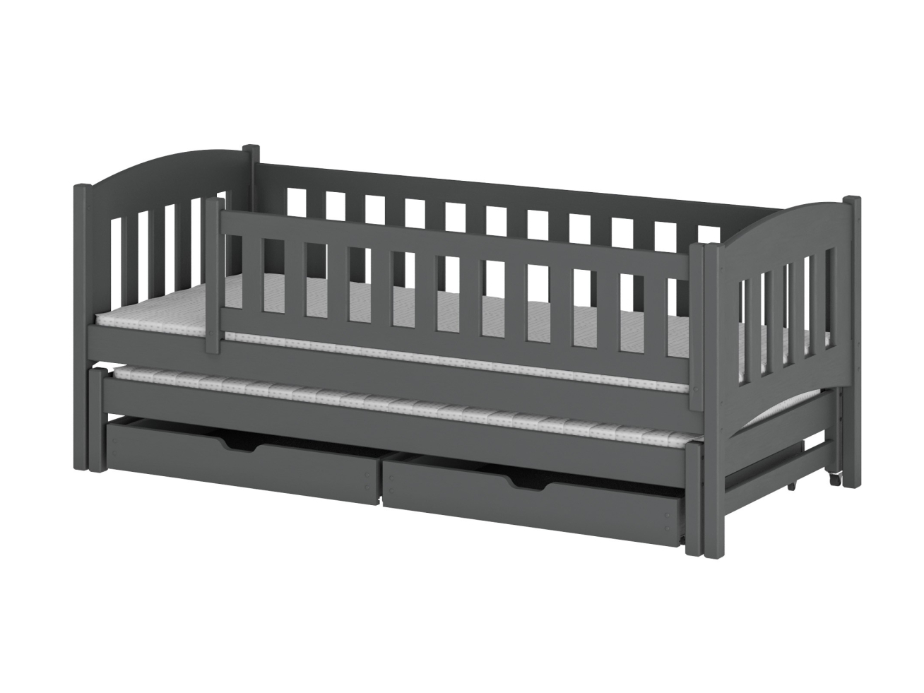 Dvigulė vaikiška lova su stalčiais AMELKA 80x180 11