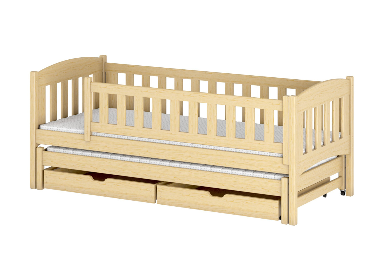 Dvigulė vaikiška lova su stalčiais AMELKA 80x180 13 Dvigulė vaikiška lova su stalčiais AMELKA 80x180 13