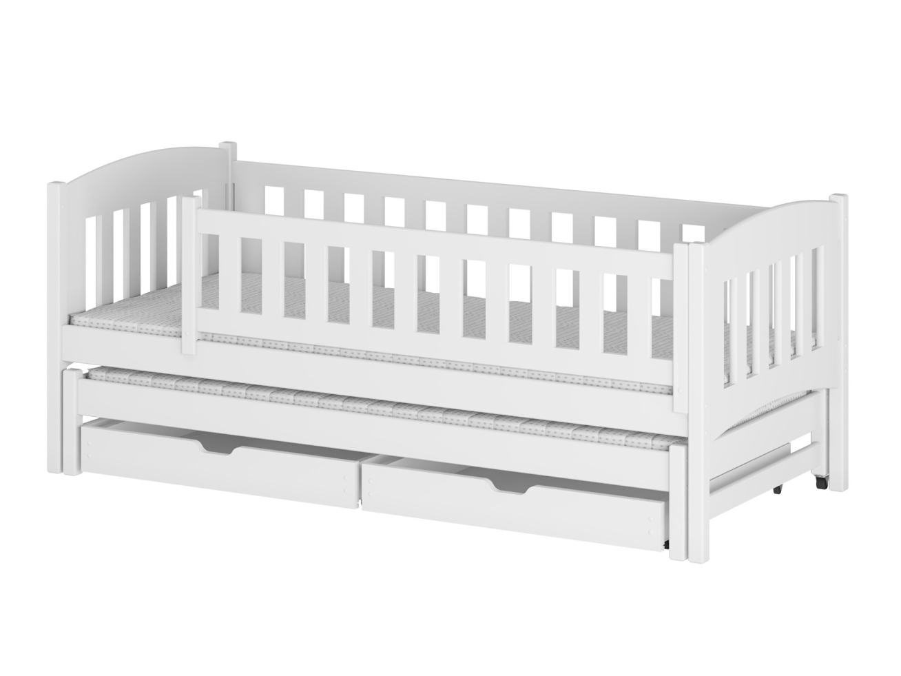 Dvigulė vaikiška lova su stalčiais AMELKA 80x200 10 Dvigulė vaikiška lova su stalčiais AMELKA 80x200 10