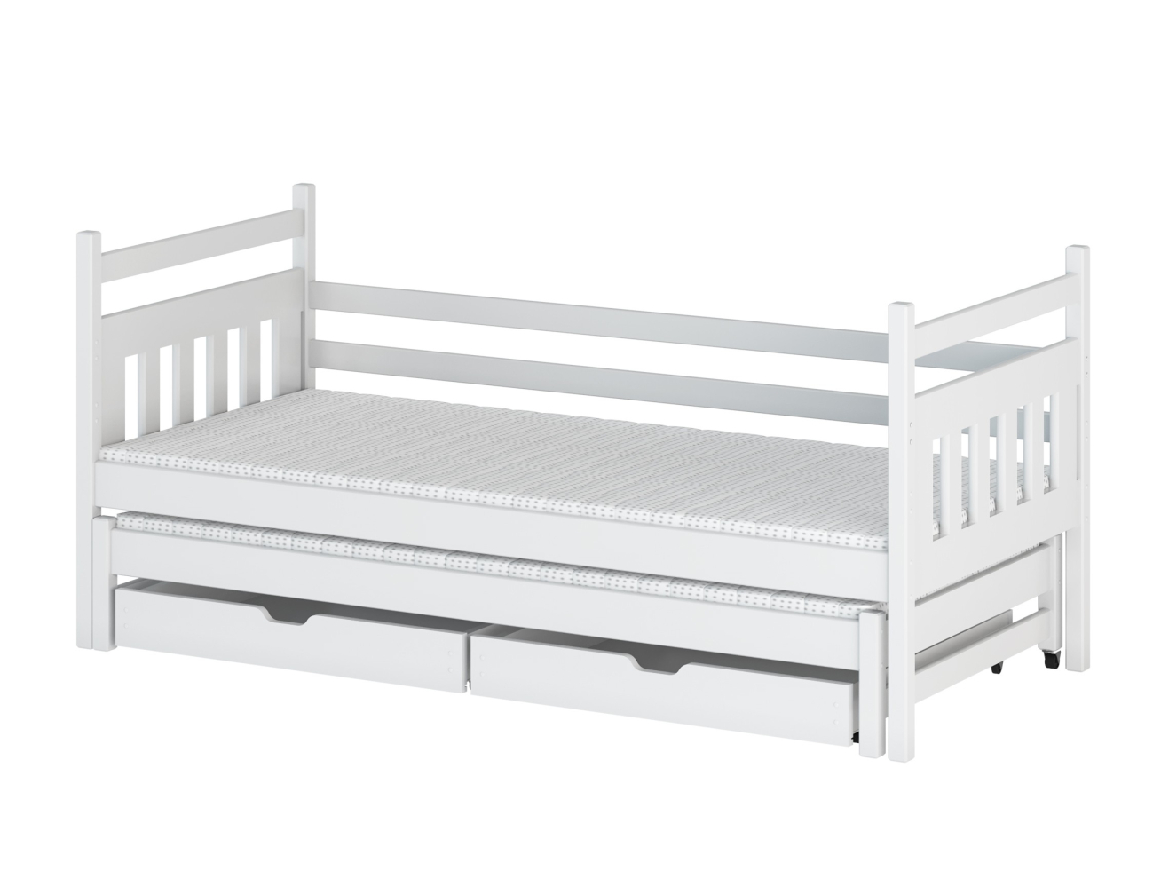 Dvigulė vaikiška lova su stalčiais DANIEL 80x180 6