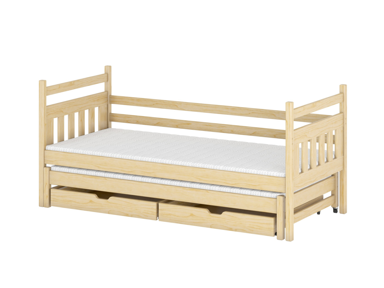 Dvigulė vaikiška lova su stalčiais DANIEL 80x200 9 Dvigulė vaikiška lova su stalčiais DANIEL 80x200 9