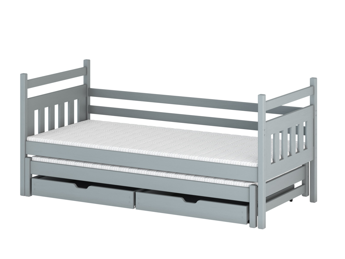 Dvigulė vaikiška lova su stalčiais DANIEL 90x190 8