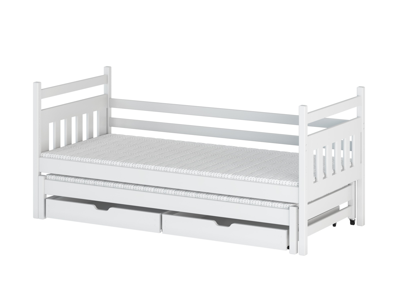 Dvigulė vaikiška lova su stalčiais DANIEL 90x200 6