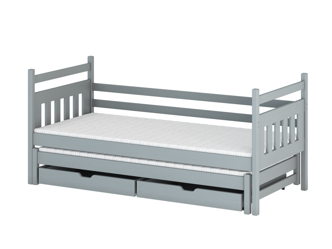 Dvigulė vaikiška lova su stalčiais DANIEL 90x200 8
