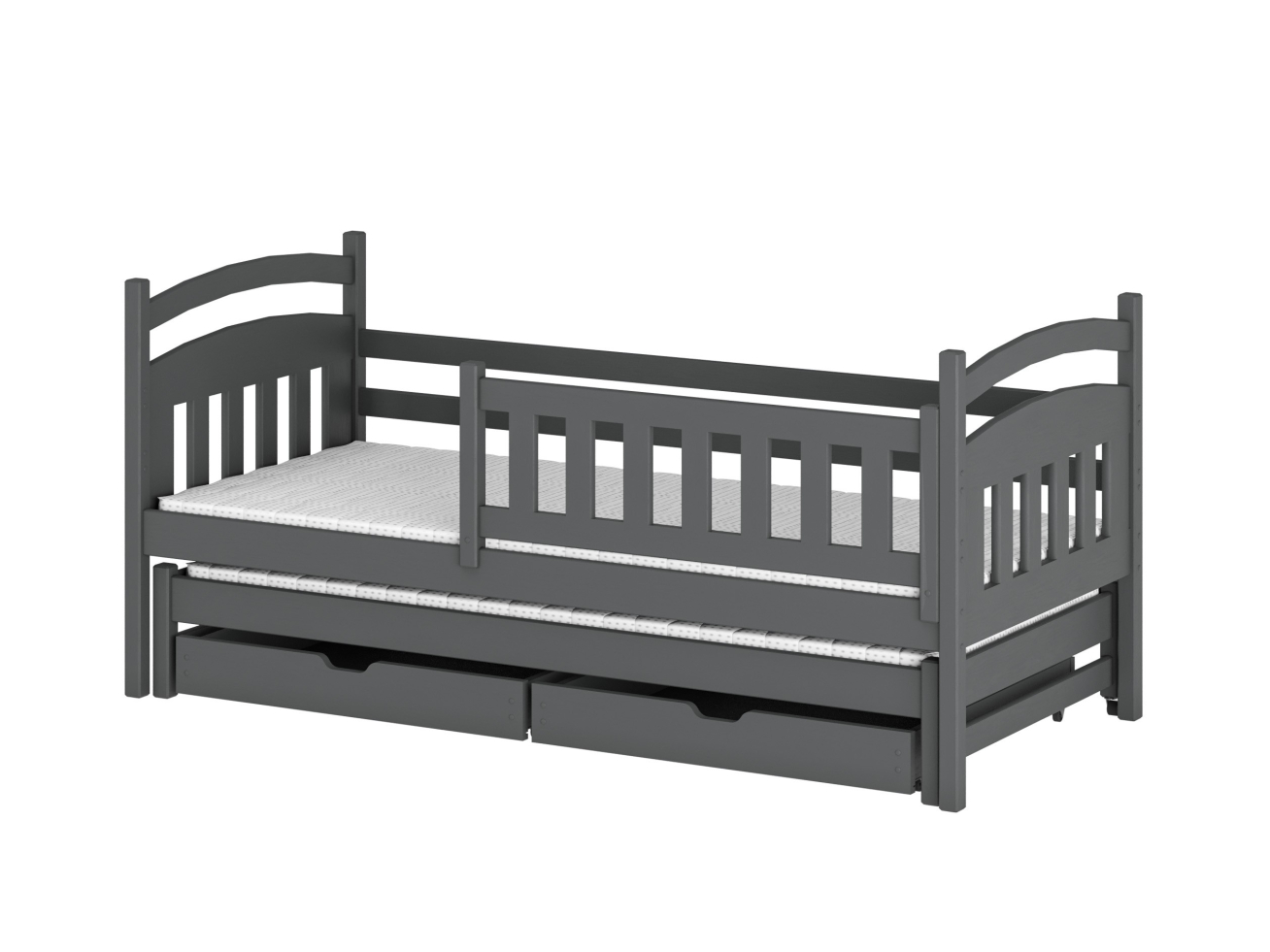 Dvigulė vaikiška lova su stalčiais GALAXY 80x160 10