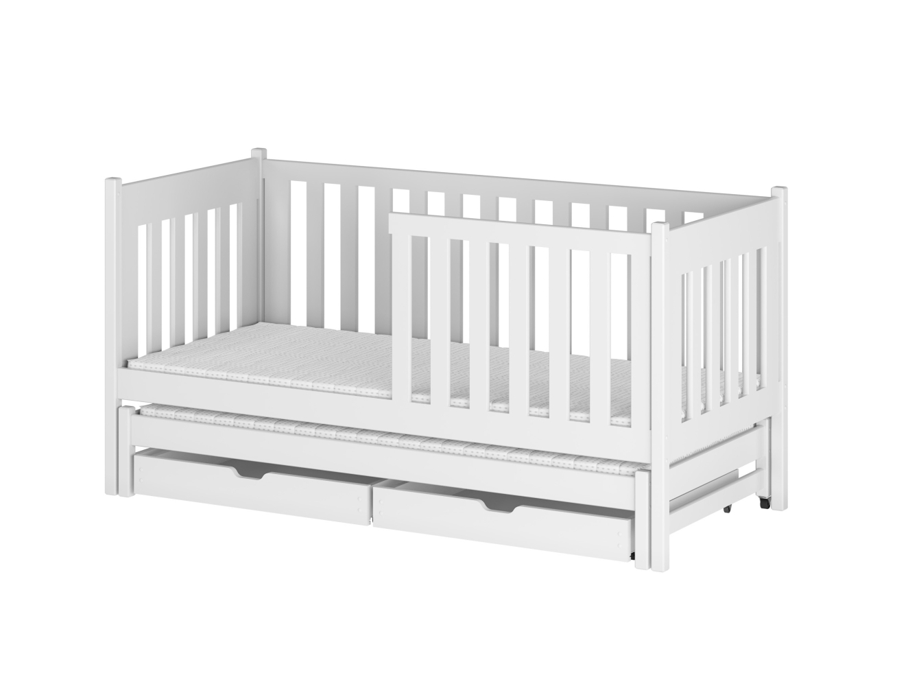 Dvigulė vaikiška lova su stalčiais KAJA 90x190 20