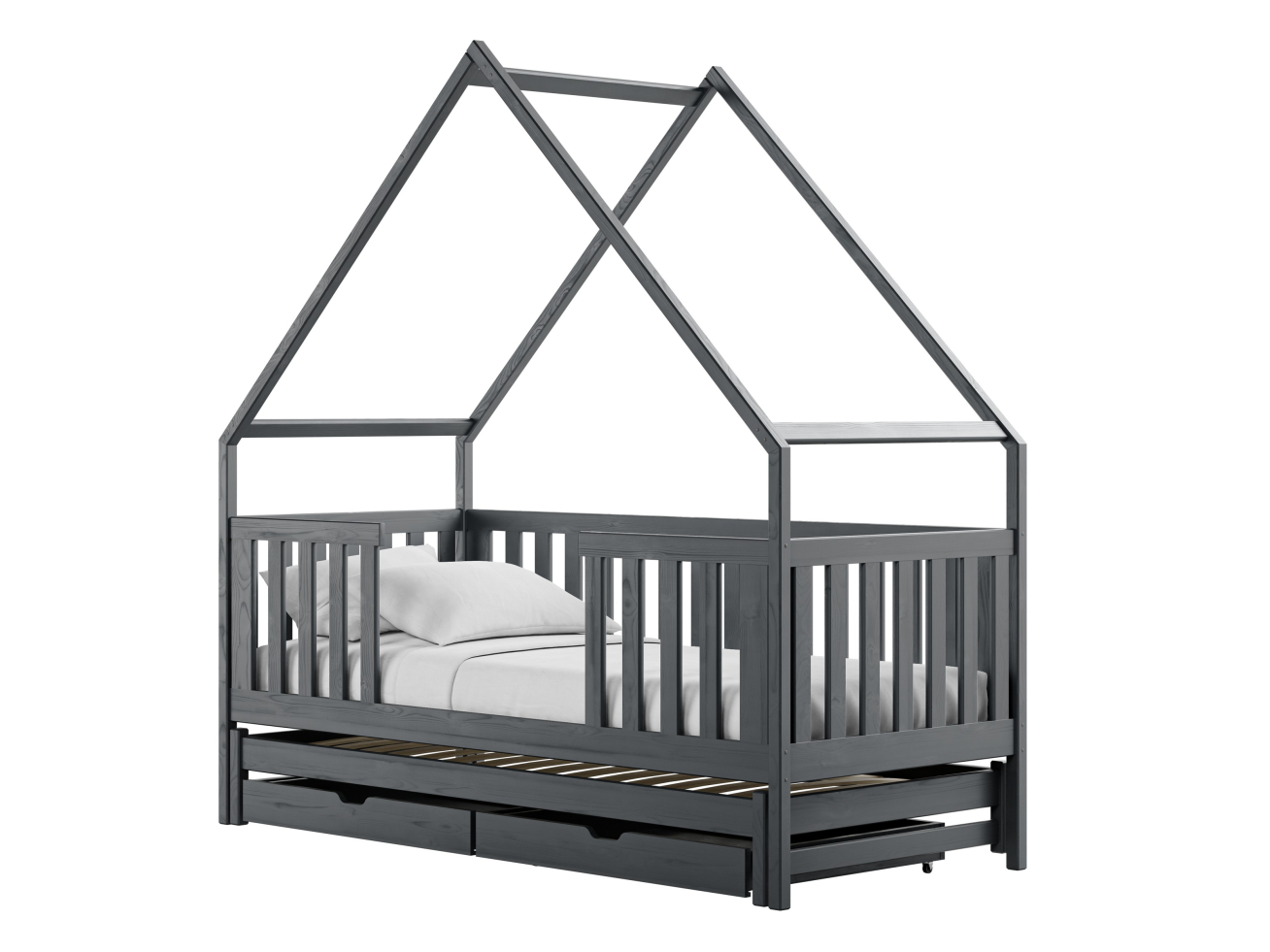 Dvigulė vaikiška lova su stalčiais MAGIC 80x180 6 Dvigulė vaikiška lova su stalčiais MAGIC 80x180 6