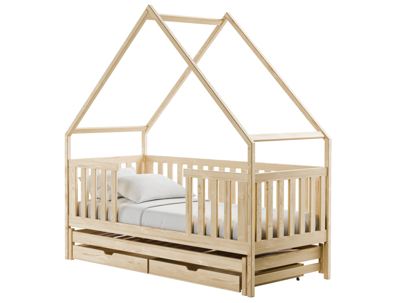 Dvigulė vaikiška lova su stalčiais MAGIC 90x190 8 Dvigulė vaikiška lova su stalčiais MAGIC 90x190 8