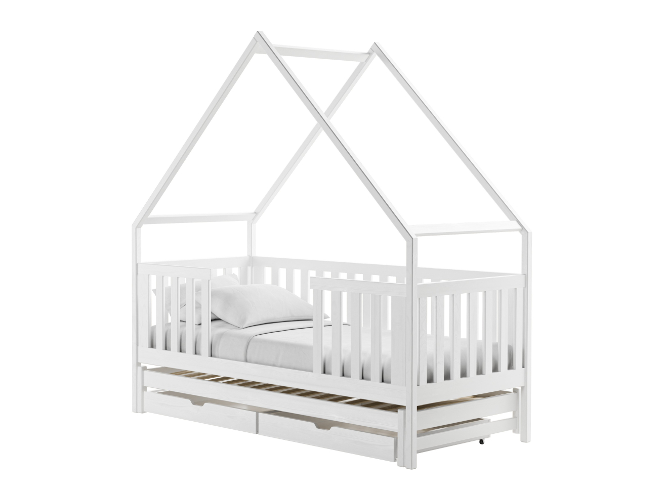 Dvigulė vaikiška lova su stalčiais MAGIC 90x200 5 Dvigulė vaikiška lova su stalčiais MAGIC 90x200 5