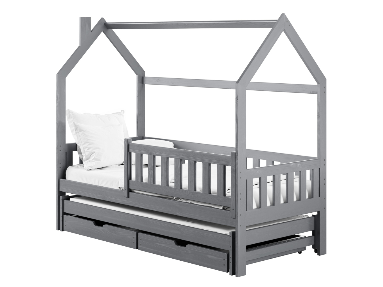 Dvigulė vaikiška lova su stalčiais MONKEY 80x180 9 Dvigulė vaikiška lova su stalčiais MONKEY 80x180 9