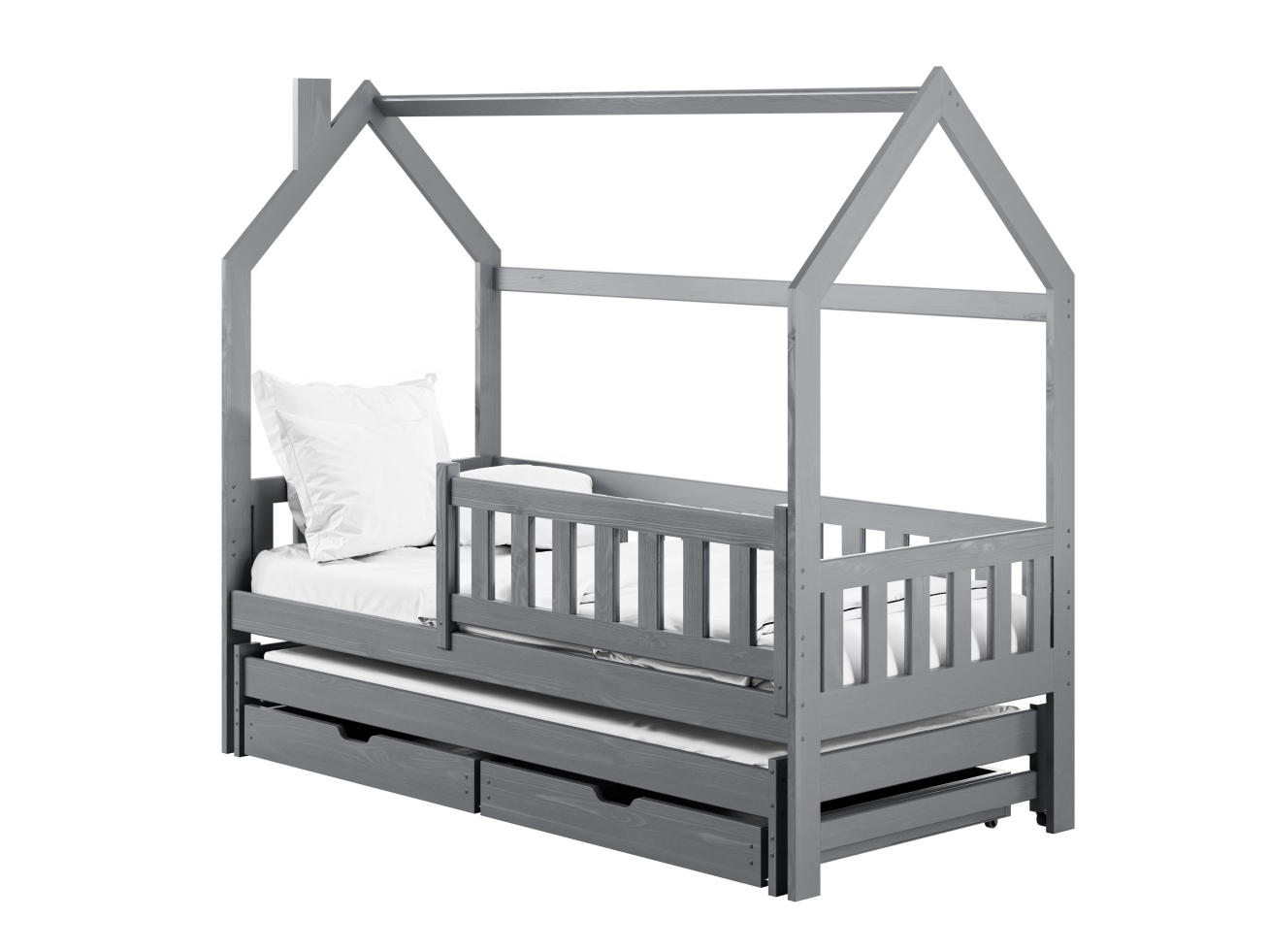 Dvigulė vaikiška lova su stalčiais MONKEY 80x200 9 Dvigulė vaikiška lova su stalčiais MONKEY 80x200 9