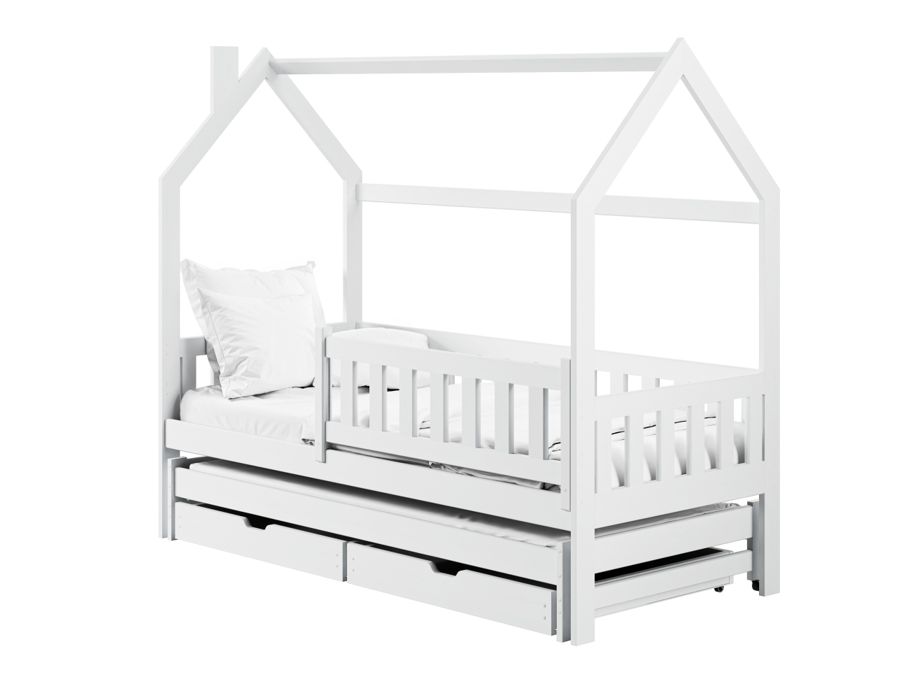 Dvigulė vaikiška lova su stalčiais MONKEY 90x200 7 Dvigulė vaikiška lova su stalčiais MONKEY 90x200 7