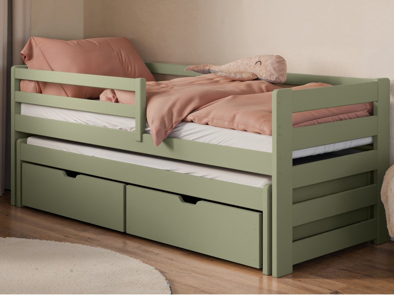 Dvigulė vaikiška lova su stalčiais SENSO 80x160 25 Dvigulė vaikiška lova su stalčiais SENSO 80x160 25