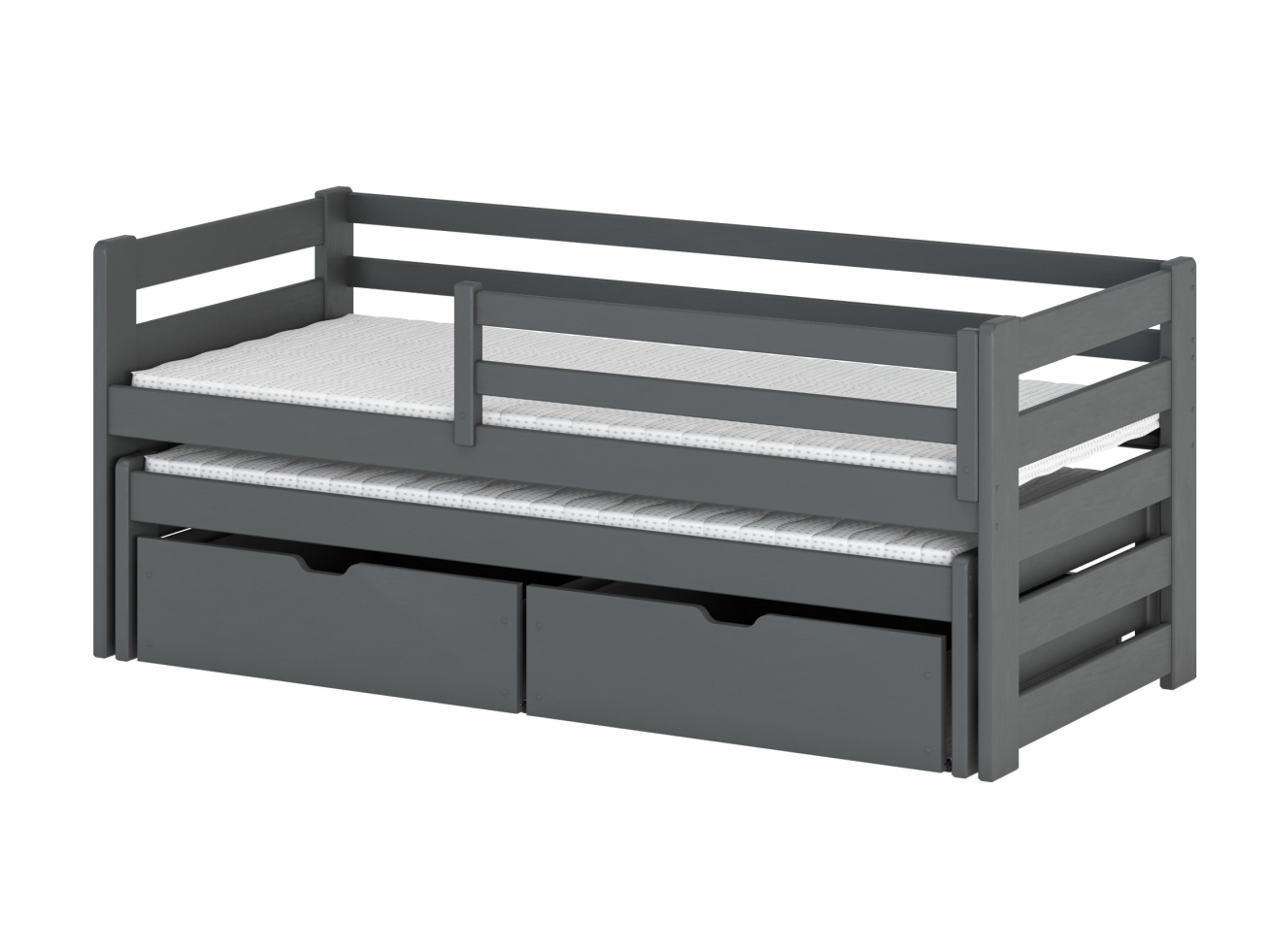 Dvigulė vaikiška lova su stalčiais SENSO 90x190 21