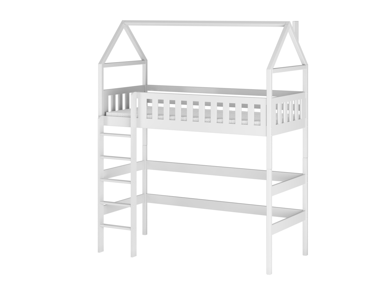 Antresolė lova namelis OTYLIA 80x180 7